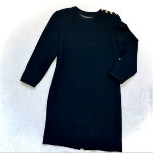 Rouie Vintage Long Sleeve Shift Dress Women Size 8